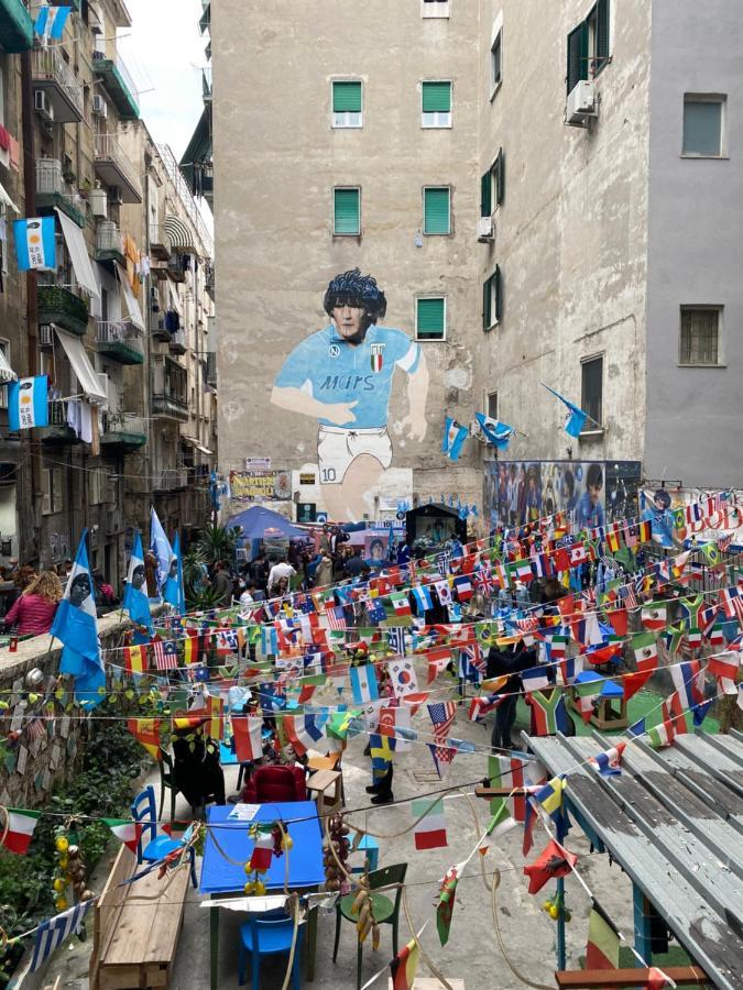 Geman Flat - 1 Min Maradona Mural Наполи Екстериор снимка