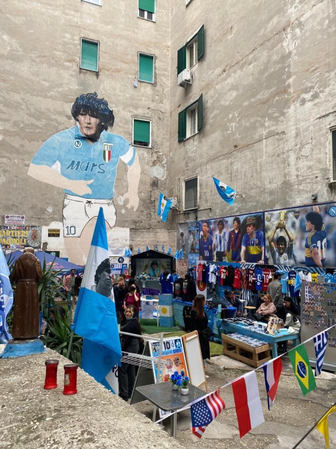 Geman Flat - 1 Min Maradona Mural Наполи Екстериор снимка